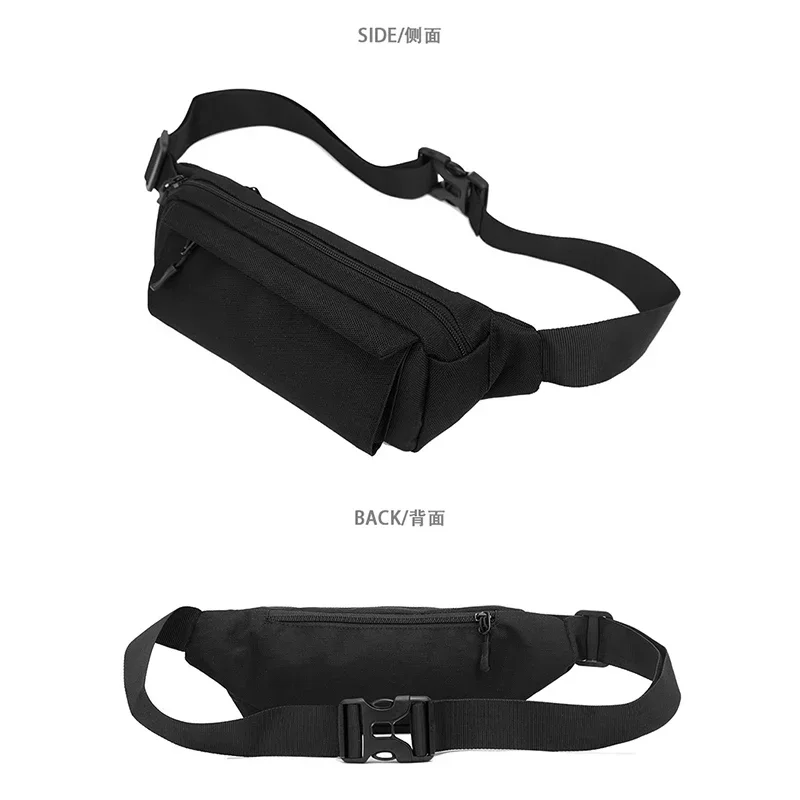 Crossbody Chest Bags for Men 2025 Oxford Waist Pack Male Shoulder Banana Waterproof Fashion Husband Phone Bag Man Belt Pouch