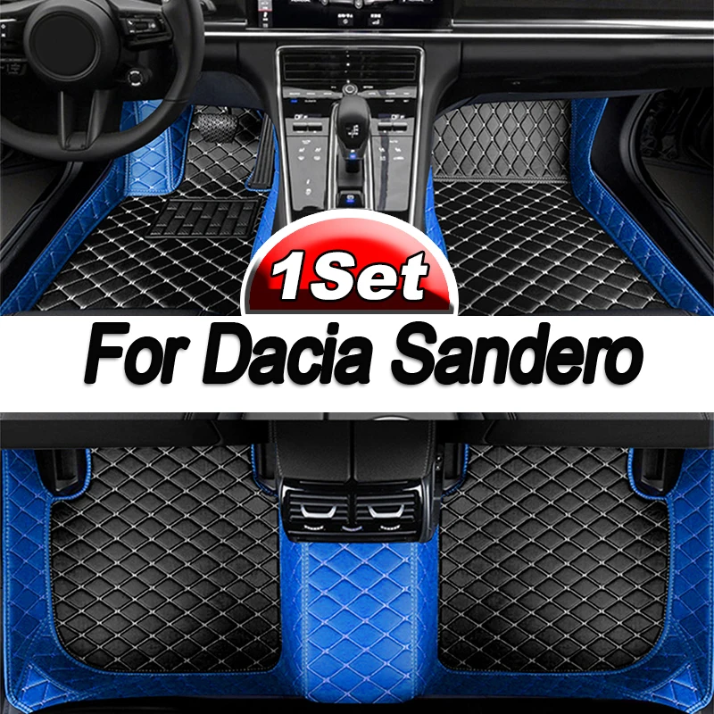 

Автомобильные коврики для Dacia Sandero III DJF 2020 2021 2022, пылезащитные автомобильные коврики, автомобильные аксессуары, комплект интерьера