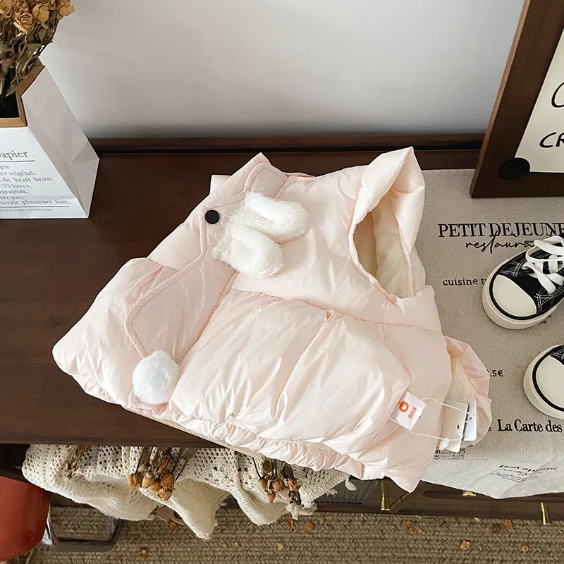 

DW1211Children's Vest Autumn and Winter New Rabbit Vest