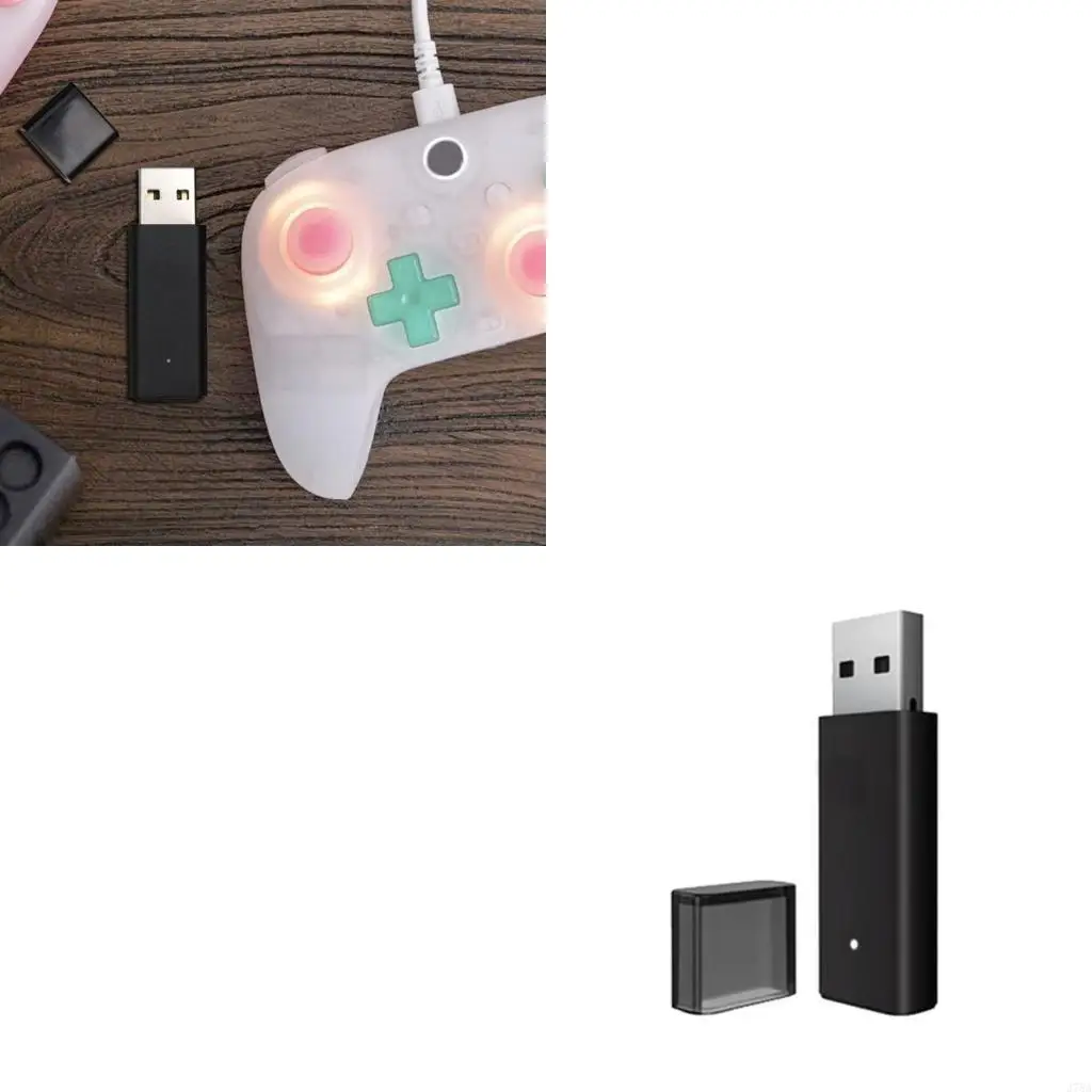 J78A Adapter Work with Wireless Adapter for Controller Gaming Accessories Bluetooth-compatible Adapter Stable Connection