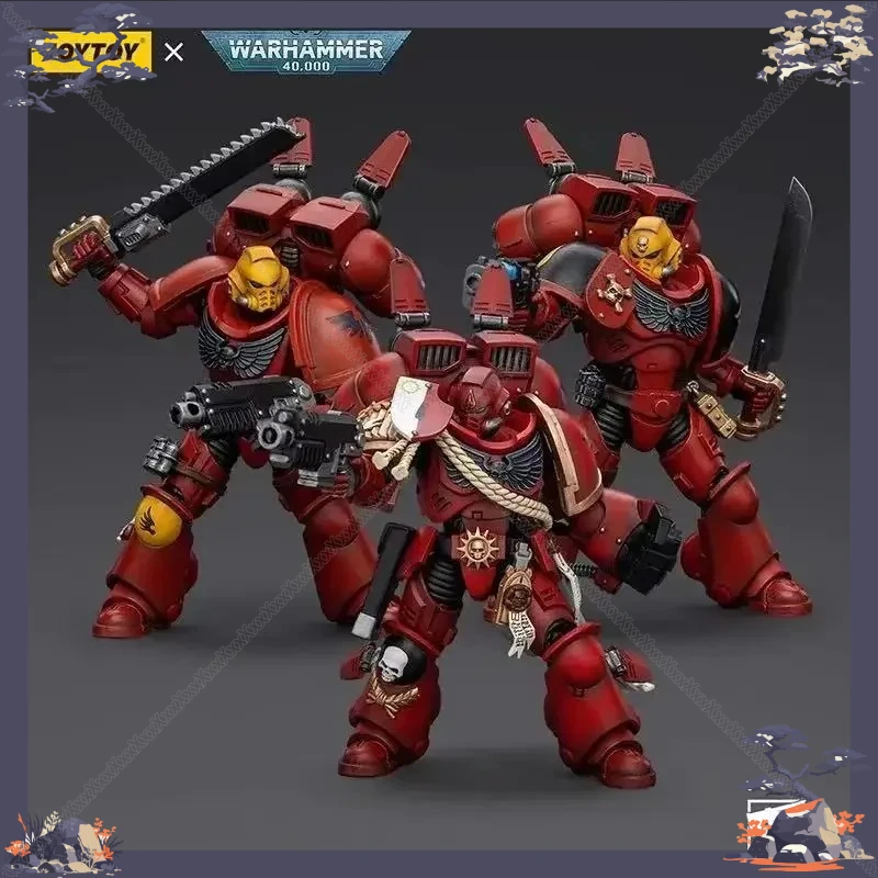 

JOYTOY 【In Stock】1/18 Action Figure Ultramarines Blood Angels Jump Pack Captain Figure Model Collection Toy Gift