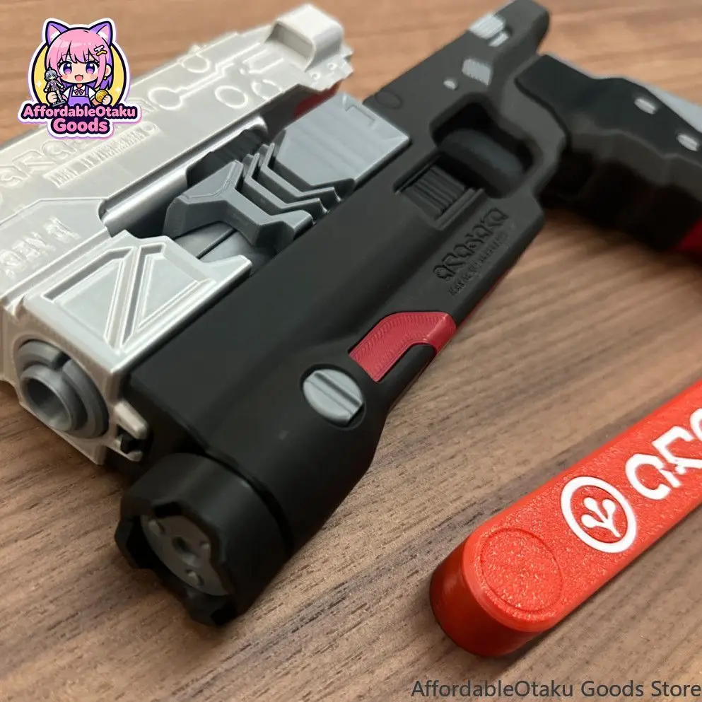 Cyberpunk Inspired Malorian 3516 Auto Pistol 3D Printed Non-Firing Moving Parts Cosplay Prop Display Ornament Cannot fire