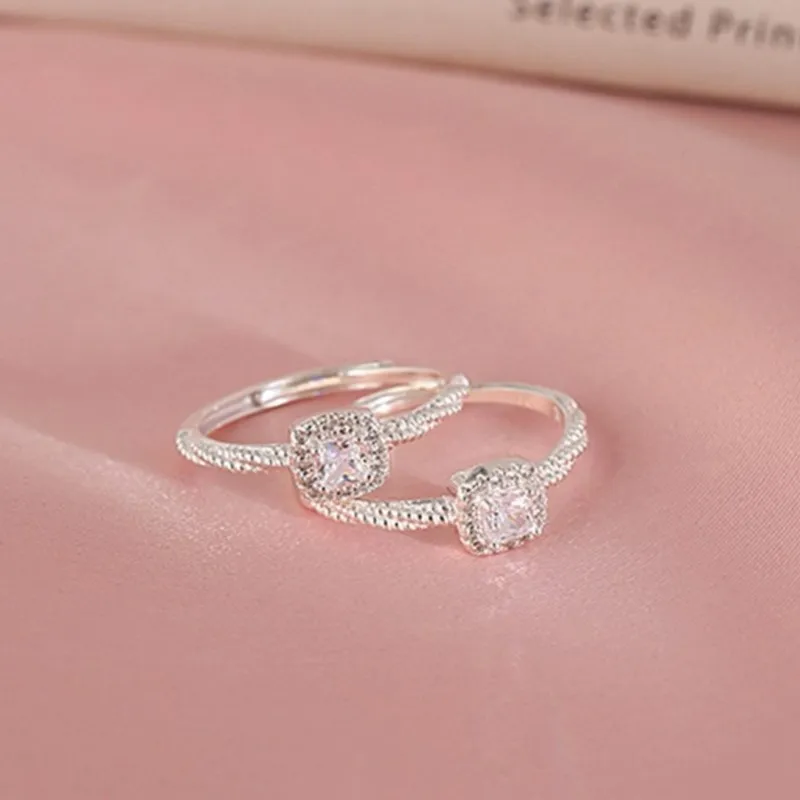 

Sam Panda 925 Sterling Silver Zircon Ring For Women Adjustable Trend Spiral Creative Design Classic Jewelry Gift Dropshipping