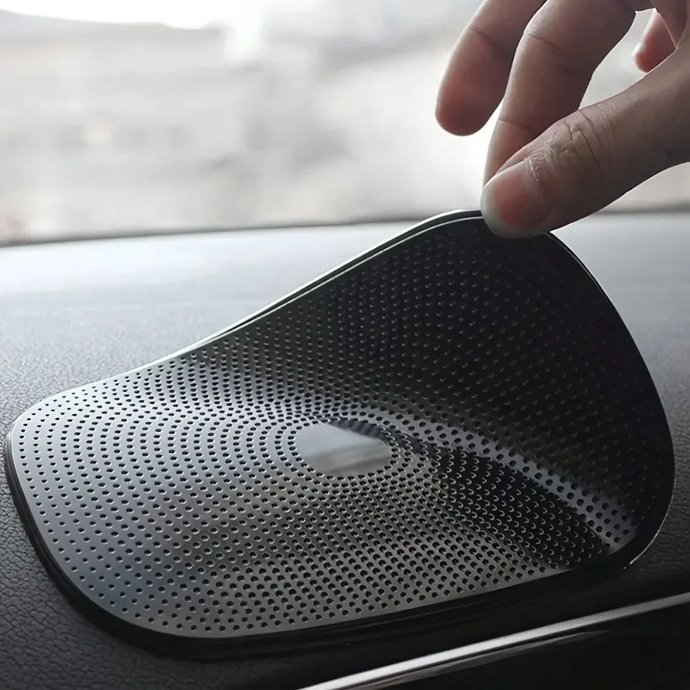 1Pcs Black Silicone Car Dashboard Mat Non-Slip Anti-Slide Sticky Adhesive Phone Holder Magic Pad for Vehicle Dashboard