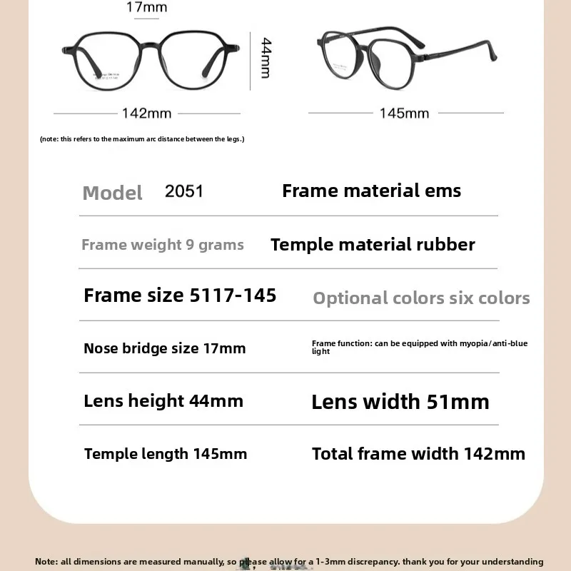 CLLOIO New Fashion Durable TR90 Polygon Children's Prescription Glasses Anti Blue Light Anti-Reflective Colorful Myopia Glasses