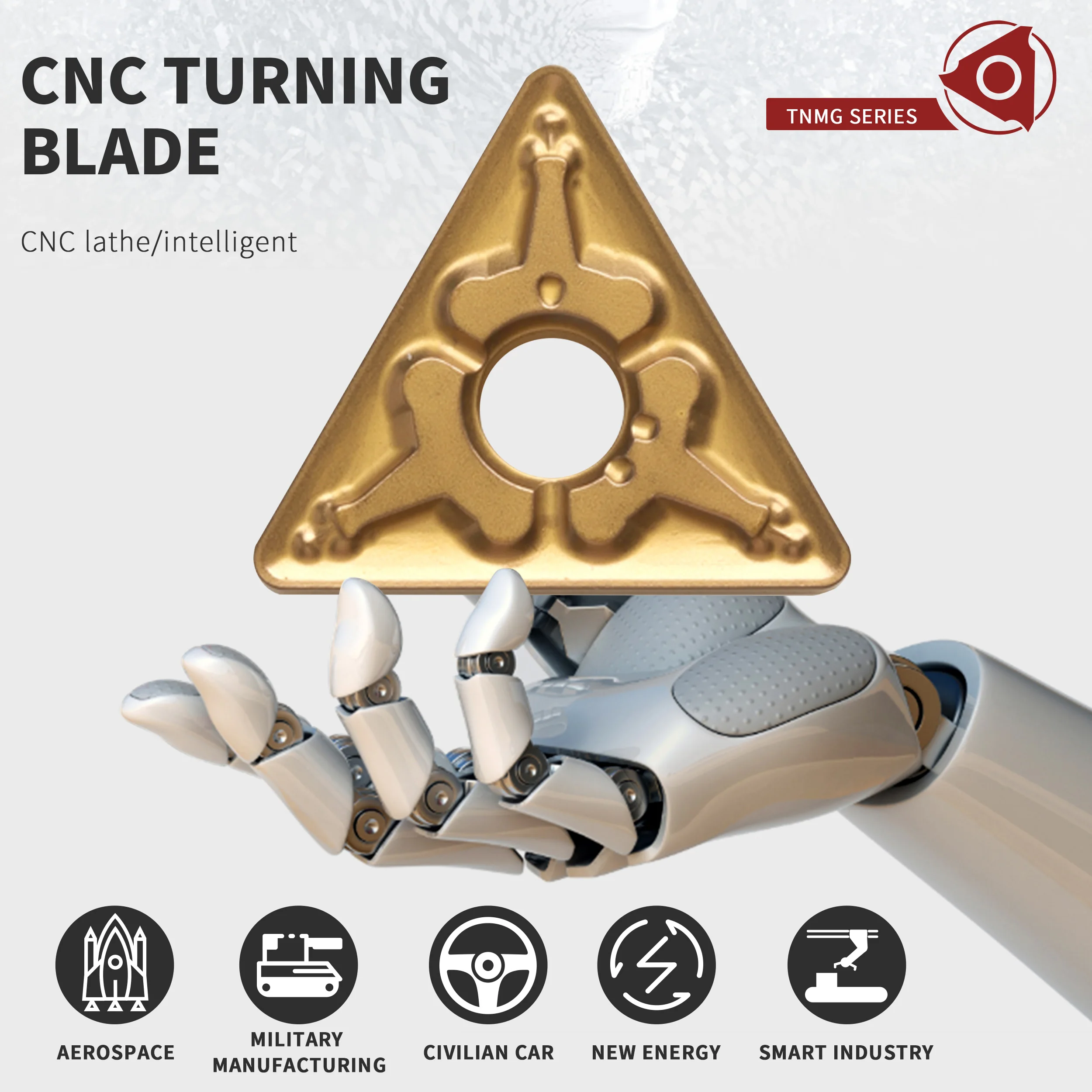 TNMG160404-TM CV6088 TNMG160408 Tiện CNC Dụng Cụ Carbide Lắp Máy Tiện Gia Công Cắt 45/A3 Thích Hợp Thép Không Gỉ Phần Chất Lượng Cao