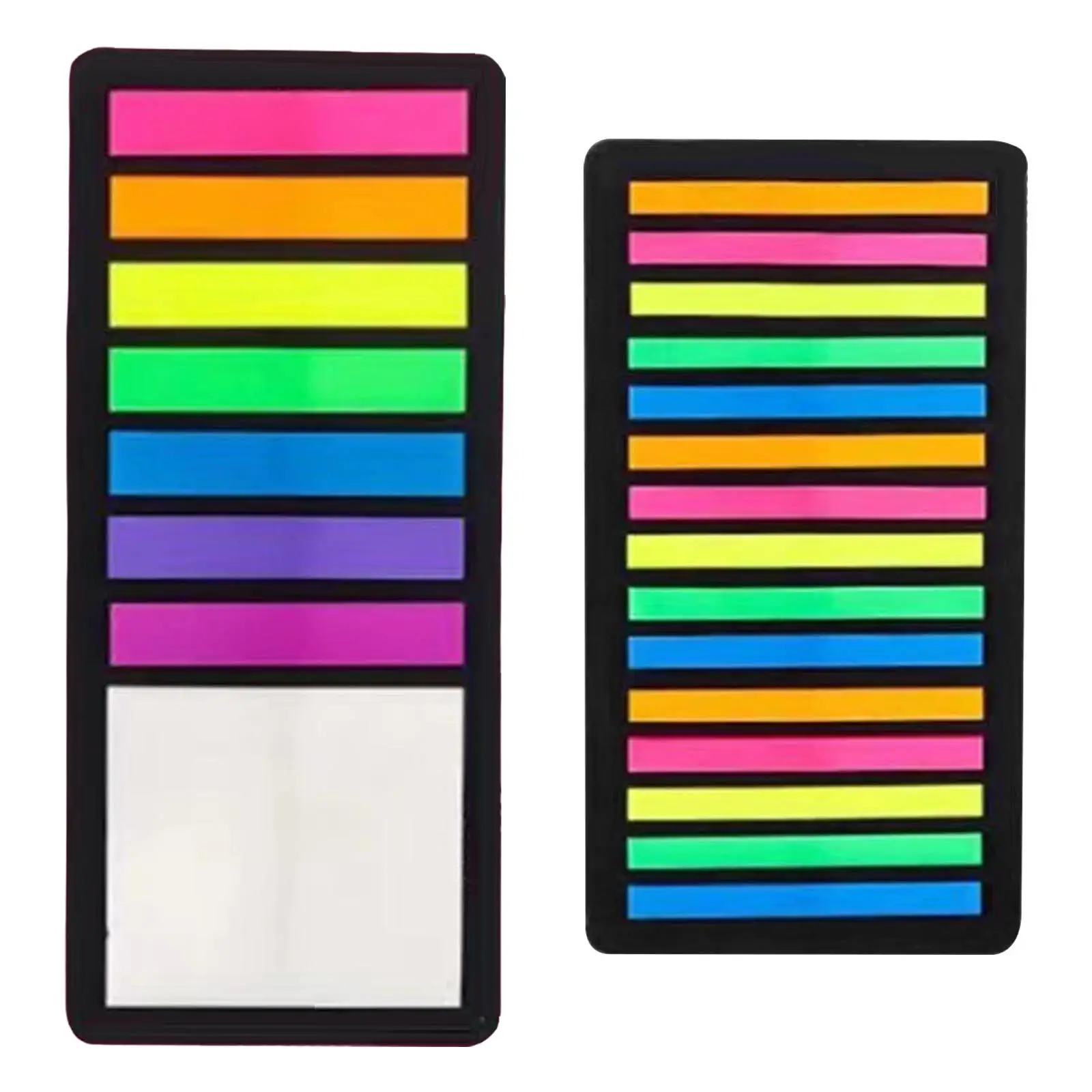 2Pcs Colored Sticky Tabs Sticky Index Tabs Office Supplies Memo Sticker Paper for files Magazines