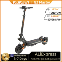 KuKirin G2 Master Electric Scooter 1000W*2 Dual Motor 52V 20.8Ah 60km/h Max Speed Front&Rear Disc Brake Hydraulic Shock Absorber