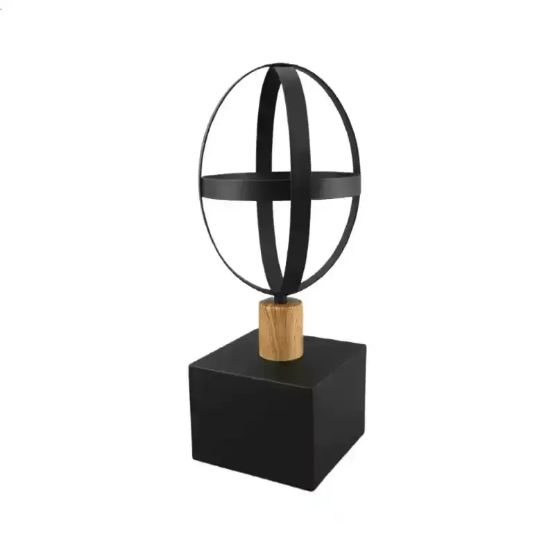 Light Luxury Geometric Metal Hat Holder Hat Display Stand Decorative Ornaments Porch Hotel Soft Home Decoration