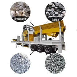 Ce Heavy Duty Rock Crusher Screener Plant 10-20 T/H Mobile Diesel Stone Crusher Jaw Crusher Machine