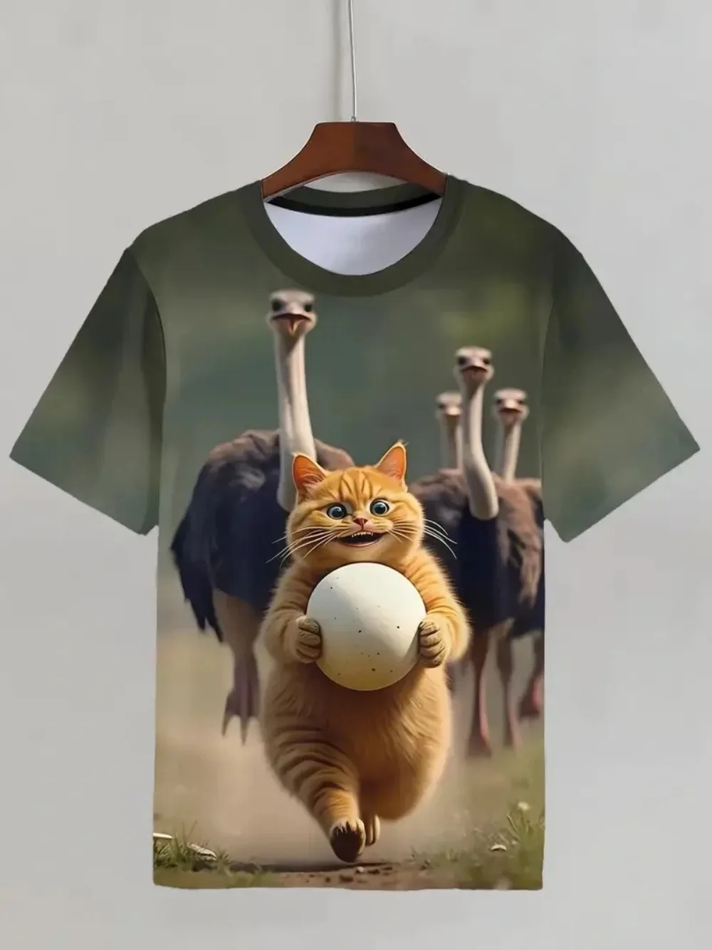 The Funny Old Man Is Pouring Beer Into The Cup 3D Printed Men T-shirt Casual Comfortable Breath Quick-dry Outdoor Activities Top