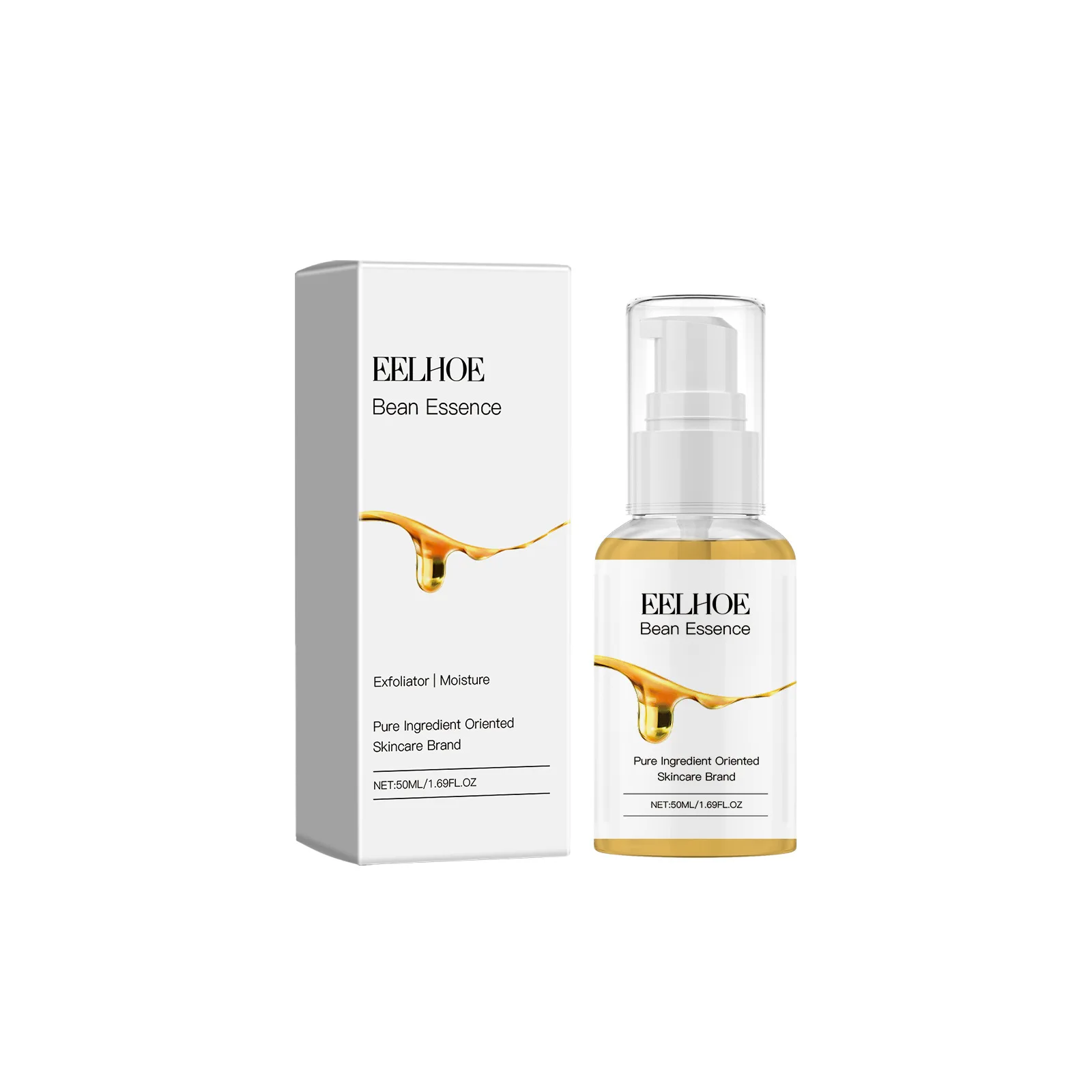 Collagen Facial Exfoliating Essence สําหรับใบหน้า Hyaluronic Acid Moisturizing Facial ผิวแห้งกระชับ Face Smoothing Essence 50ml