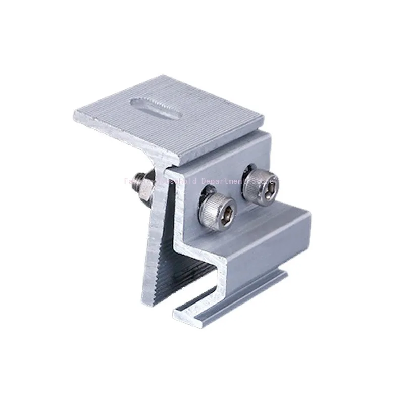 1pcs Solar Panel Bracket Roof Mounting Fixing Clamp Aluminum Alloy Photovoltaic Panel Fixing Clips Solar System Accessorie