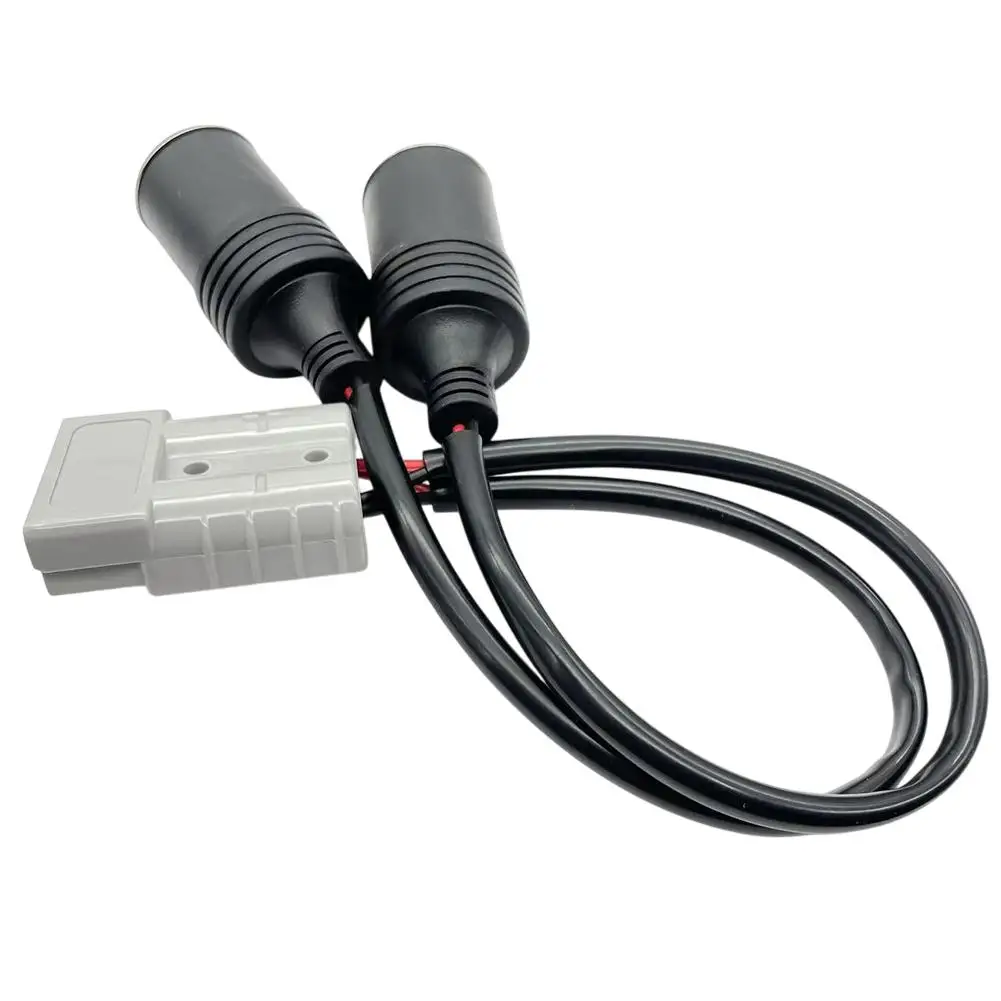 50A 600V Rated Power Conversion Adapter for 50A Male Connector to 16A Female Socket Used in RV and Trailer Systems