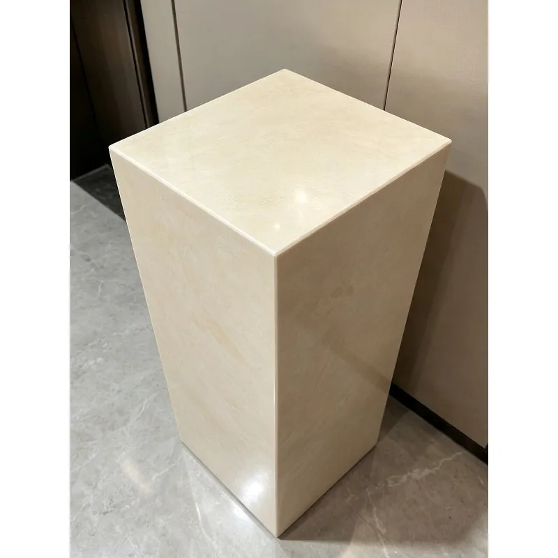 Marble base hotel villa decoration column handicraft ornament base high-end