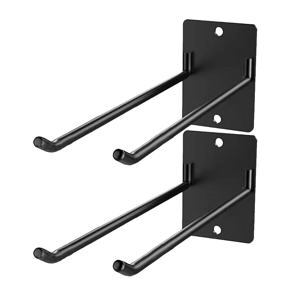 

2Pcs Wall Mounted Garden Tool Storage Rack Heavy Duty Iron Broom Mop Holder for Sheds Garages Outdoor Organizers