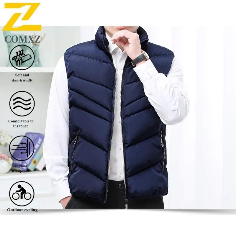 سترة حرارية قابلة للعكس للرجال عبر الحدود للشتاء تحافظ على الدفء سترة مبطنة بالصوف مع شيرلينغ للارتداء اليومي الداخلي والخارجي