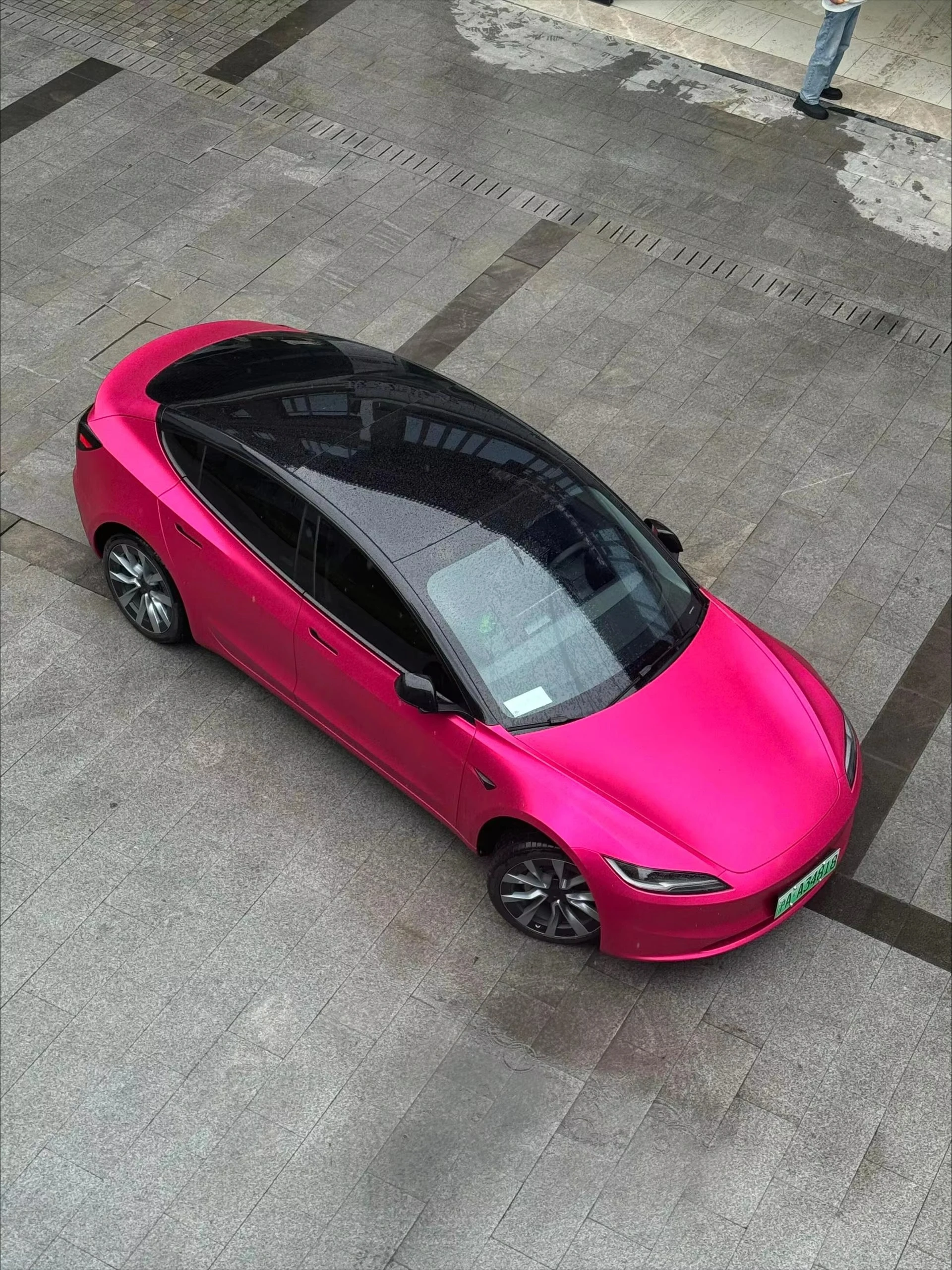 

Manufacturer Color Changing Full Body Vinyl Wrap Car Wrapping PET Satin Magenta Color Change