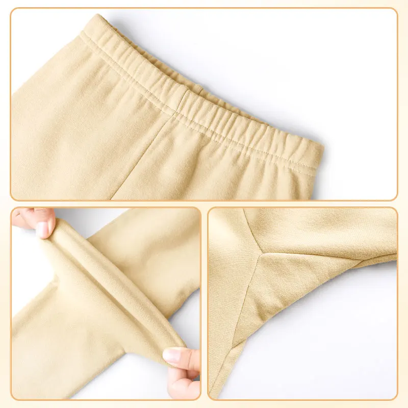 Costumes de Ballet hiver sous-vêtements thermiques ensembles filles chaud épais velours enfants enfants Ballet danse sous-vêtements et collants de Ballet