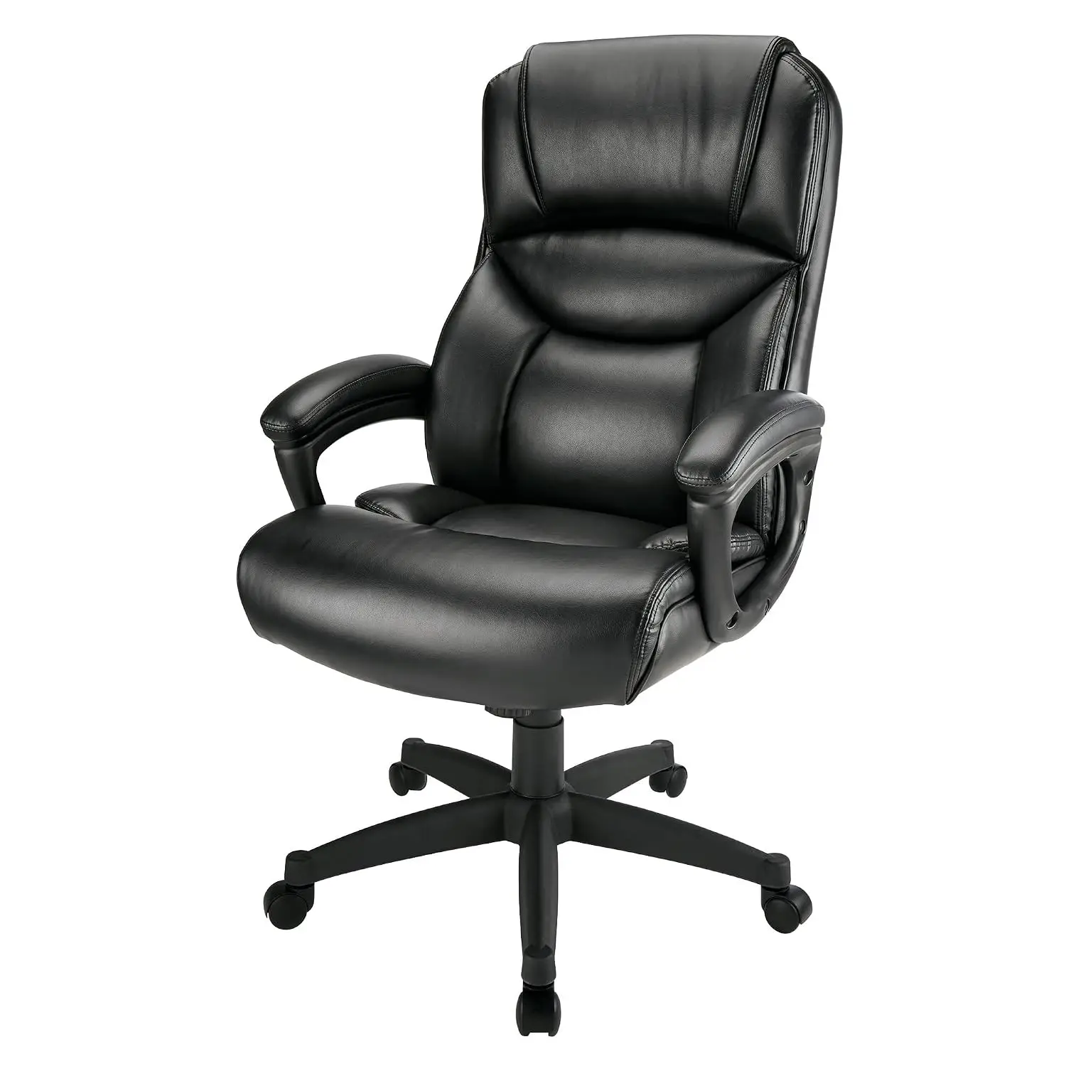 High-Back Bonded Leather Executive Office Chair Ergonomic Swivel Computer Desk Seat, Customized