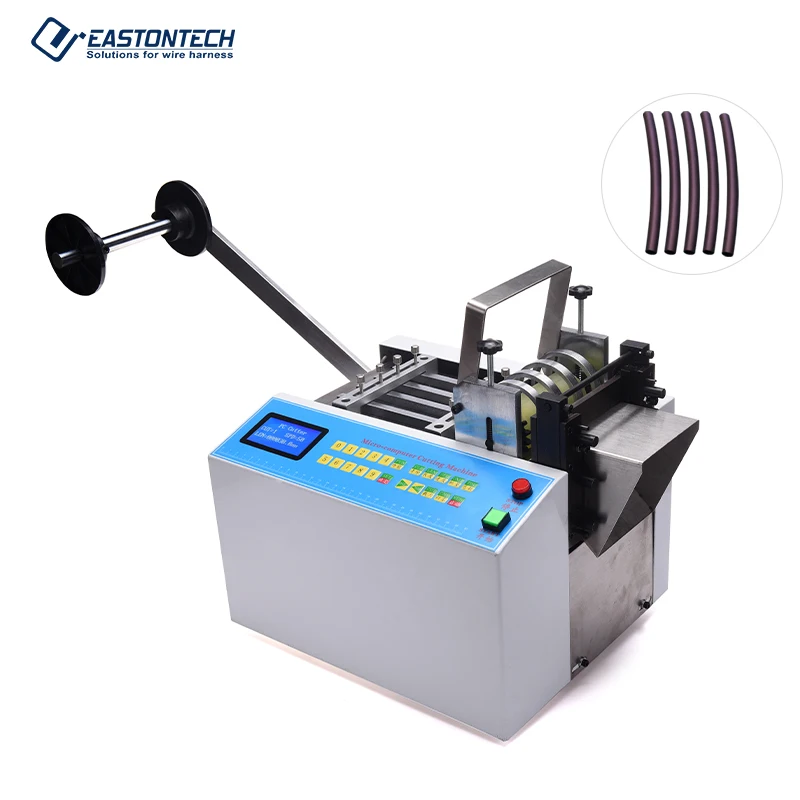 EW-100S Rubber Sheet Satin Ribbon Cutting Machine Pvc Shrink Sleeve Cutting Machine Automatic Cartons Hot Product 2019 Electric