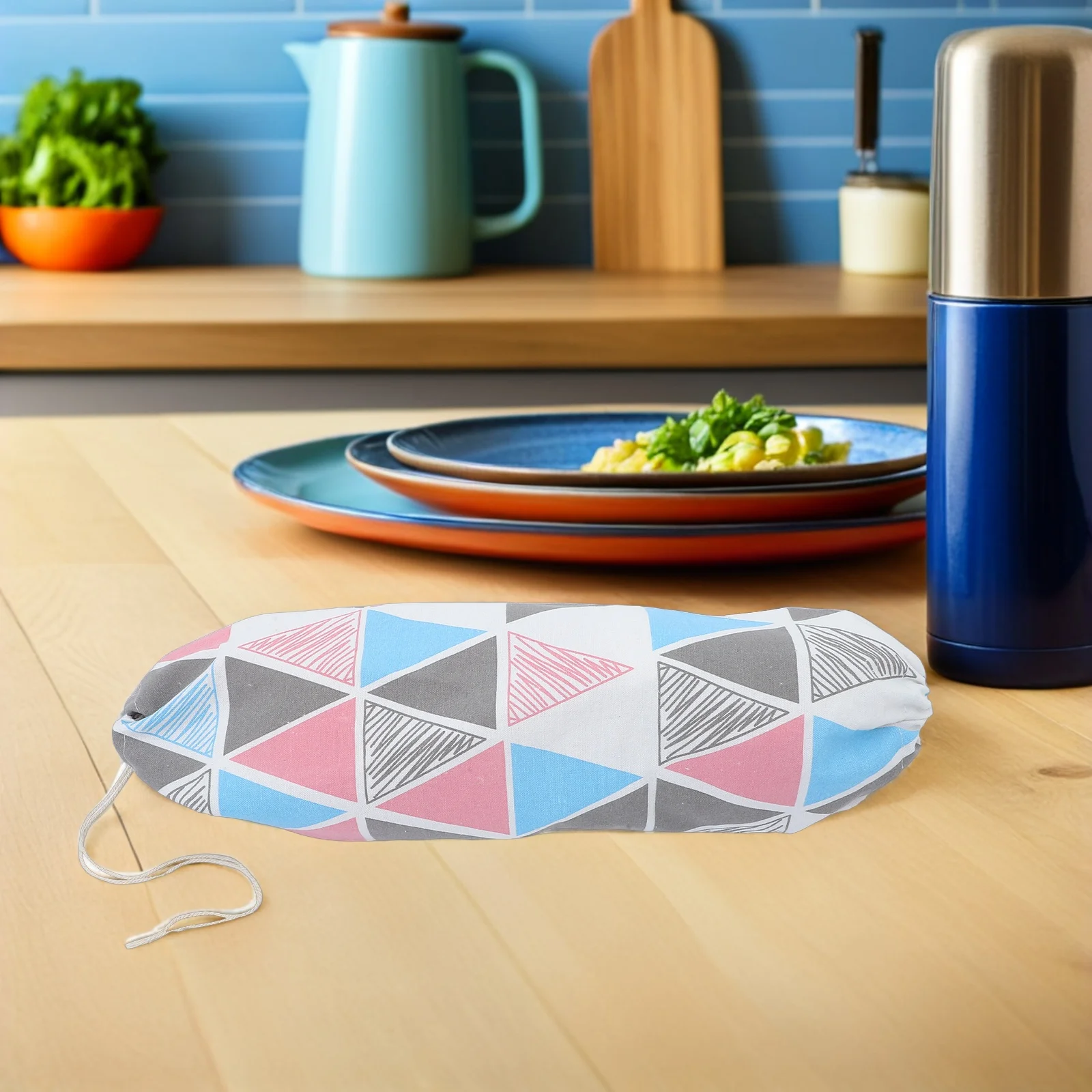 

3 Pcs Garbage Storage Hanging Bags Organizers Grocery Holder Wall Container Polyester Cotton Pouch for Dispenser Dispensers