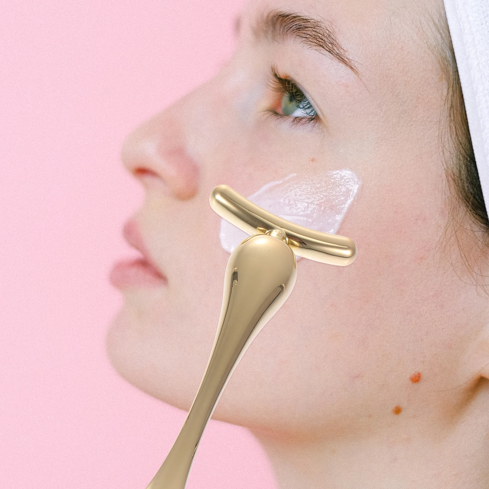 

2 Pcs Spoon Beauty Sticks Eye Women Tools Face Roller Cream