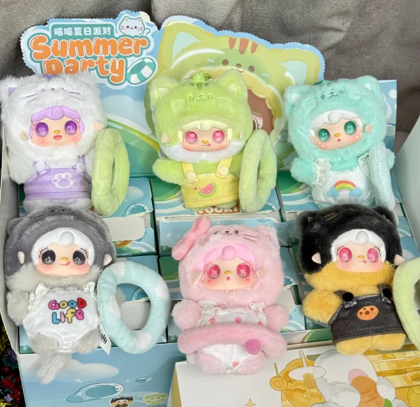 

Оригинальная коллекционная фигурка Yooki Summer Party в закрытой упаковке, модная игрушка для девочек, подарок на день рождения, милый котик, игрушки и хобби