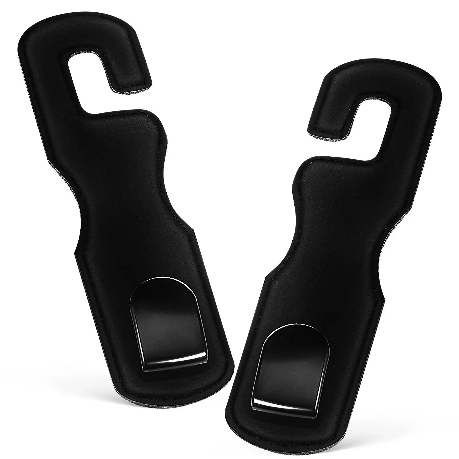 

Комплект из 2 прочных гибких крючков для подголовников автомобиля, органайзер для заднего сиденья, держатель для сумок и вещей