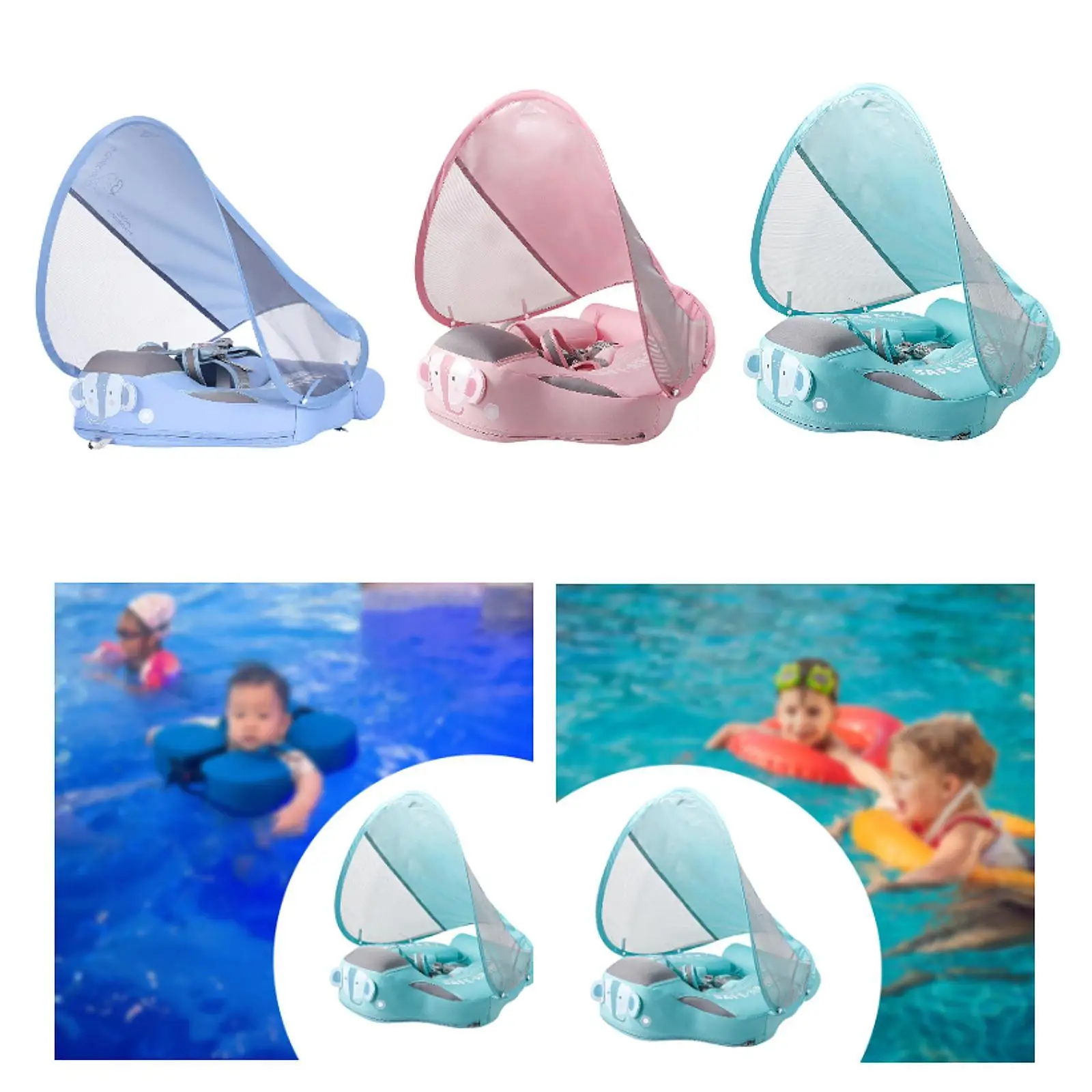 Baby Swim Float Non Inflatable Kids Swimming Ring Infant Pool Float