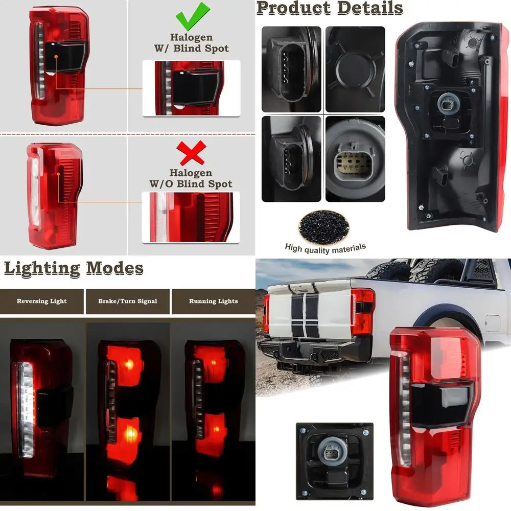 

2023-2024 Ford F250-F550 Super Duty Right Side Halogen Tail Light for XL, XLT, Lariat, King Ranch Models