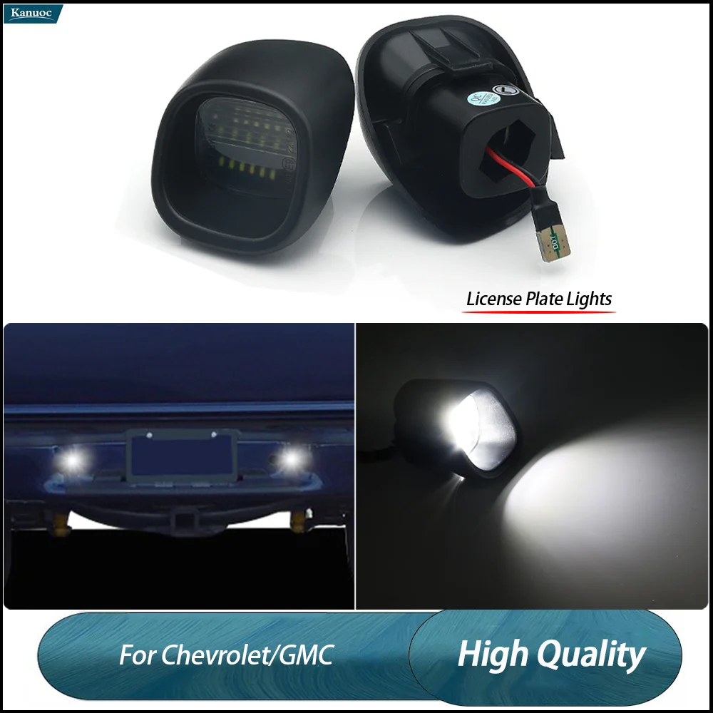 

Комплект из 2 светодиодных ламп для номерного знака для Chevrolet Blazer S10/GMC Jimmy Sonoma