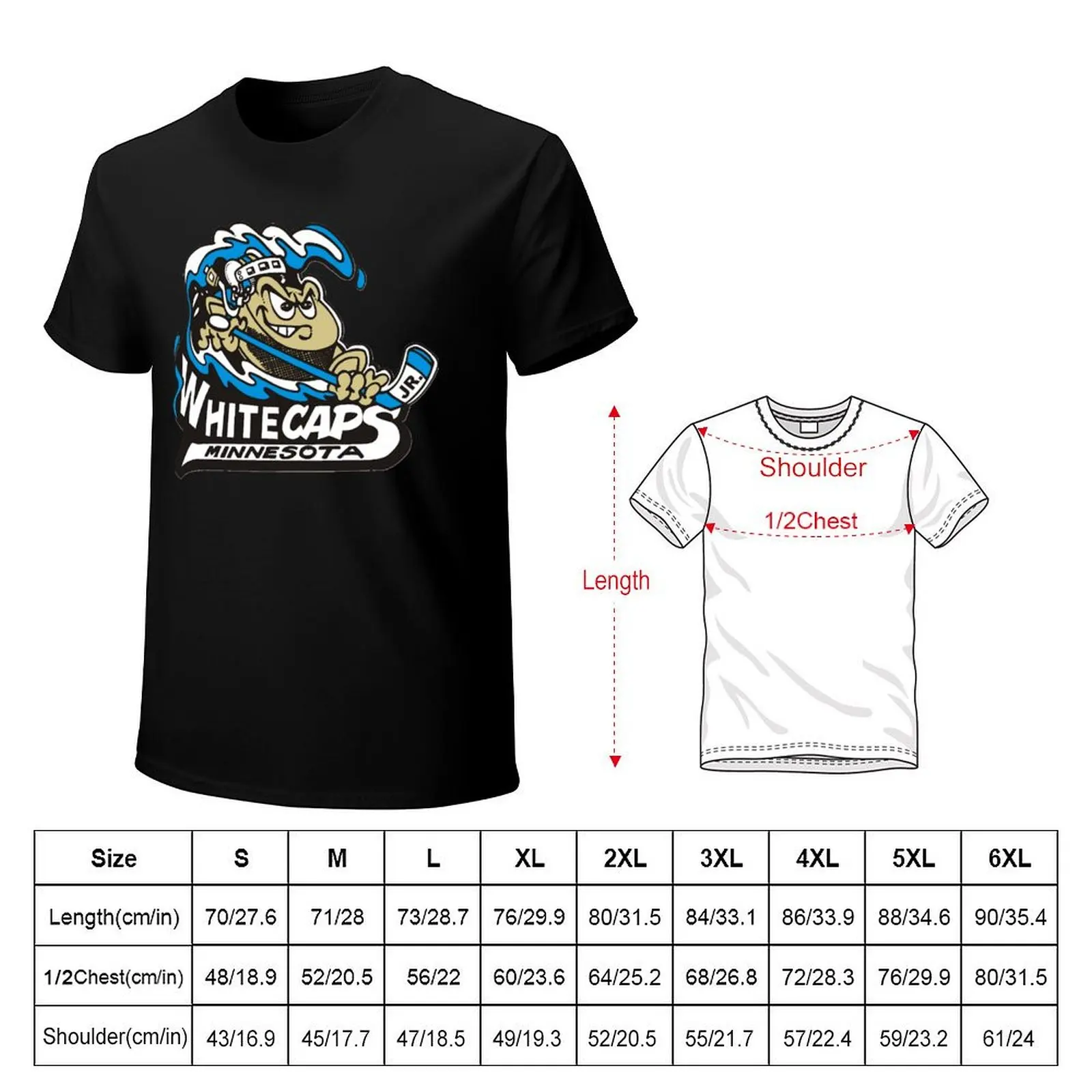 Minnesota Whitecaps T-Shirt Cool Feeling Summer Tee Shirt