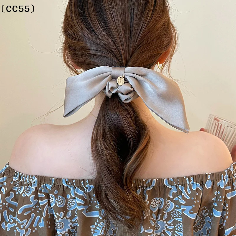 Ikat Rambut Pita Warna Solid A - Ribbon Bow Gift ulasan dan harga