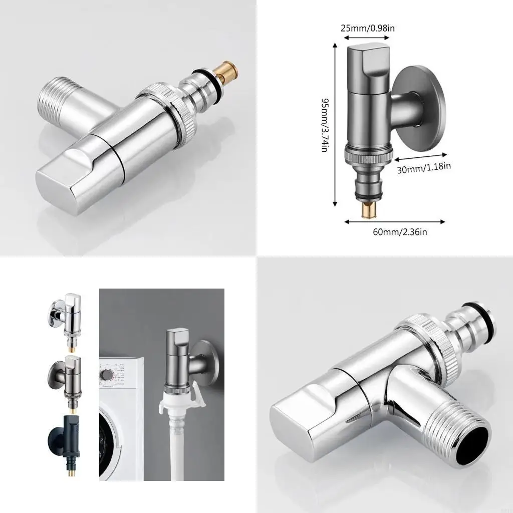 

581E Toilet Sink Control Valves Bathroom Water Heater Faucet Accessories