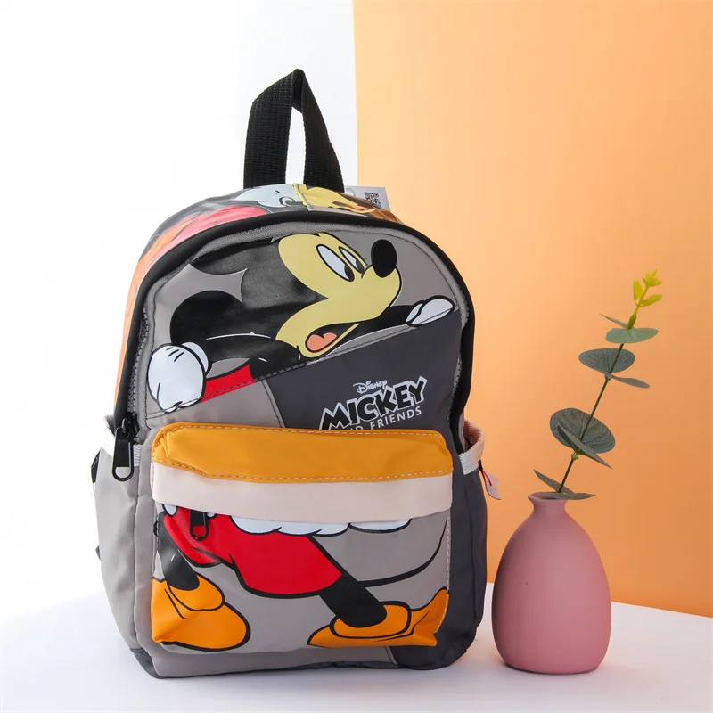 Disney Anime Mickey Mouse plecak Kawaii dzieci Mickey tornister Cartoon przedszkole dzieci prezenty torby drukarskie