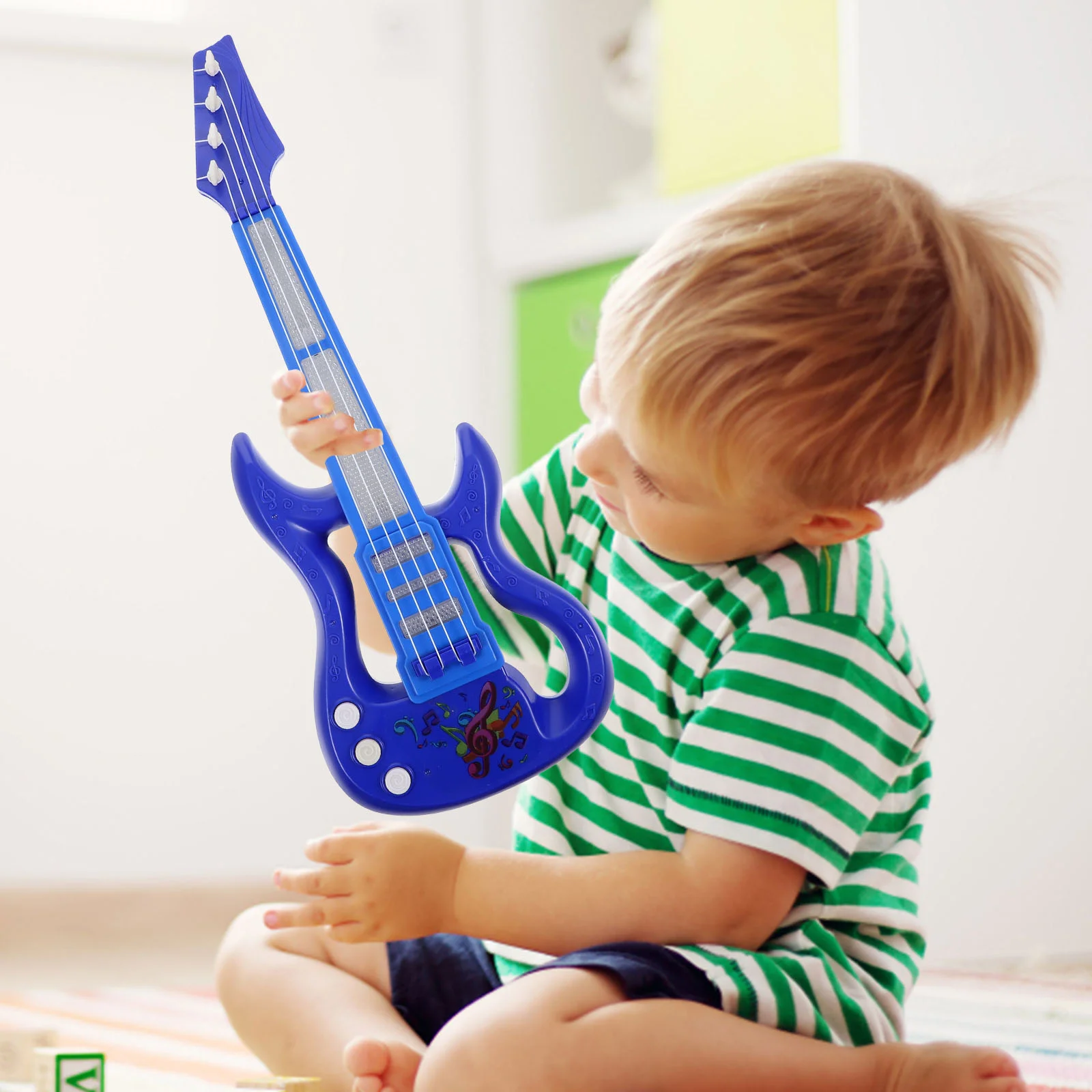 Guitarra eléctrica, ukelele, juguete Musical para principiantes, instrumento de simulación, Mini regalo para niños