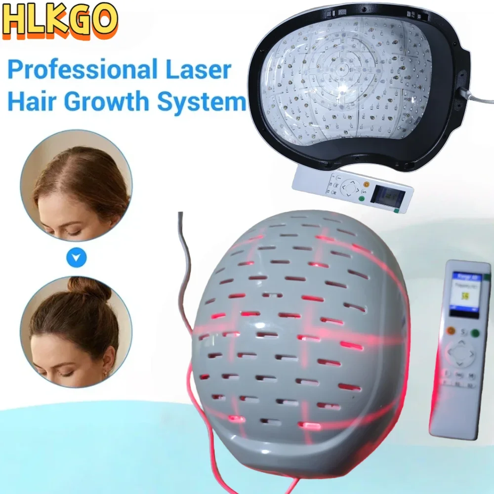 Advanced COZING-300Pro 300 Diodes 6750mW 650nm Laser Hair Growth Helmet USB Rechargeable Wireless Home Device view 6