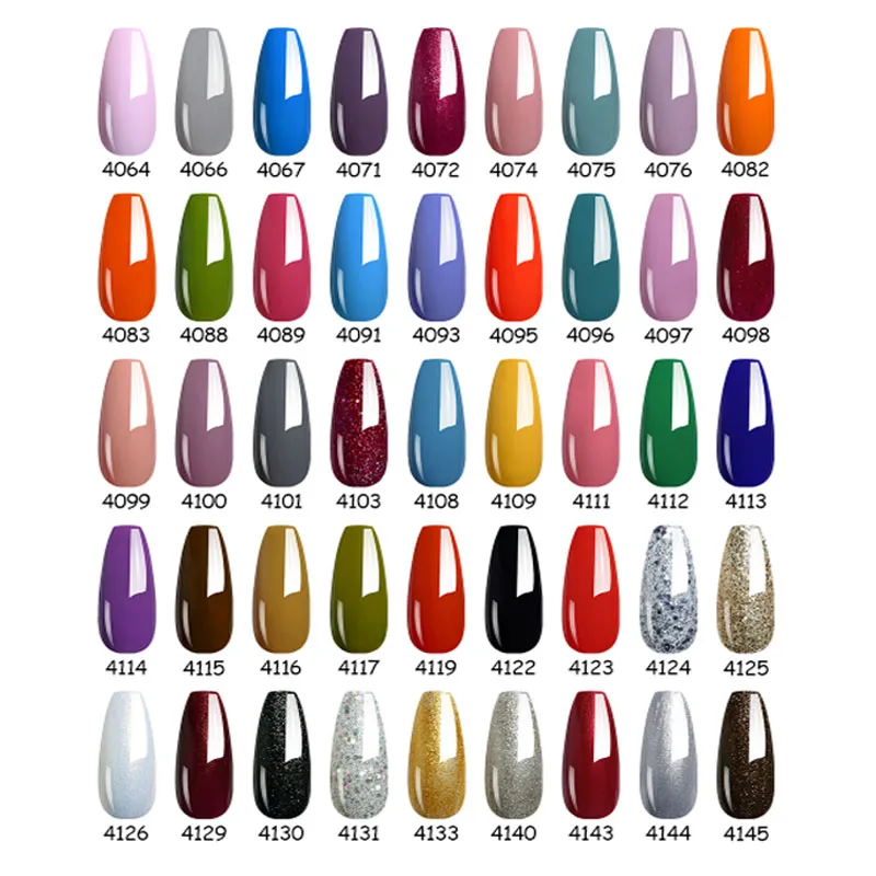 NAILCO 8ml Gel Polish Bright Candy Color High Quality Nail Art Varnishes Lacquer Glitter for Nails Soak Off UV Nail Decoration