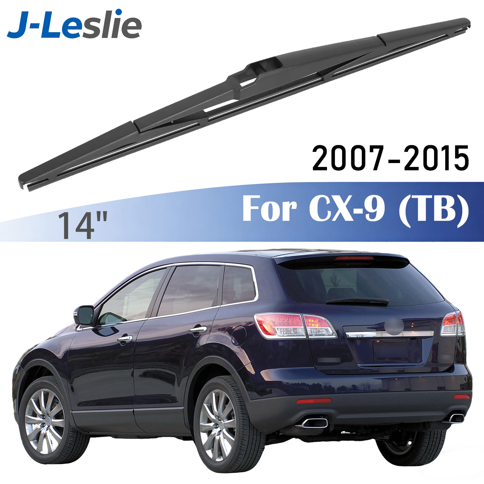 14-Zoll-Heckwischerblatt für Mazda CX-9 CX9 MK1 TB 2007-2015 Windschutzscheibenwischer Scheibenwischer Fensterregenbürsten Zubehör scheibenwischer Hinten Heckwischerarm