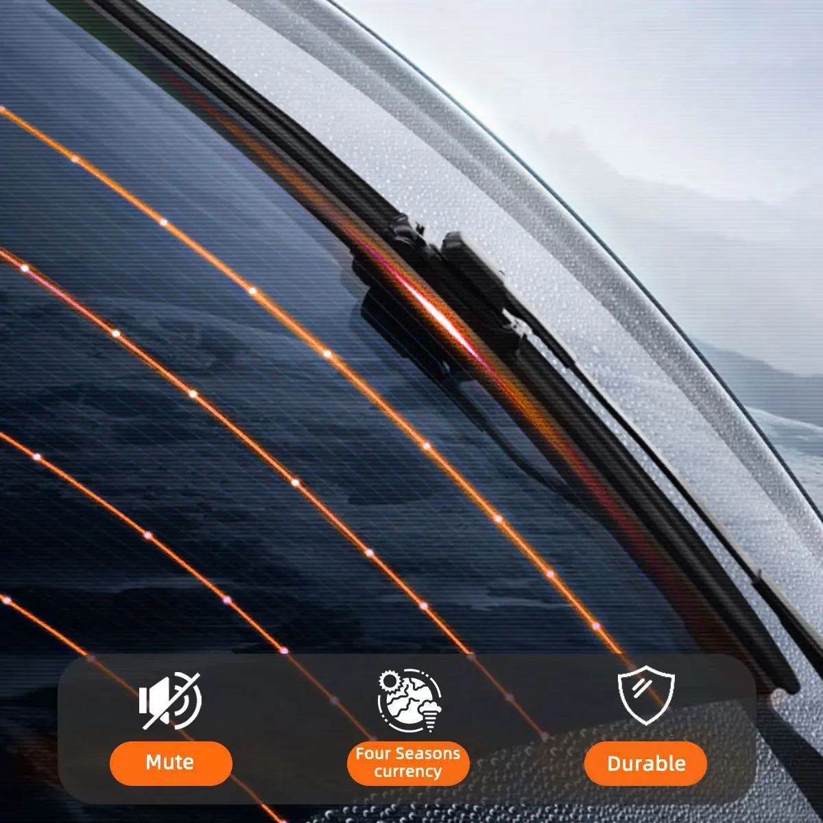 2 قطعة شفرات ممسحة السيارة الأمامية لسيارة شيفروليه كابتيفا MK1 بولت EUV الاعتدال كولورادو 2006-2024 ملحقات الزجاج الأمامي #4