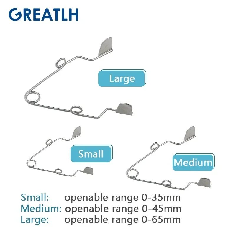 Stainless Steel Mouth Retractor for Animals Rodent Mouth Opening Buccal Dilator Autoclavable Dental Instrument