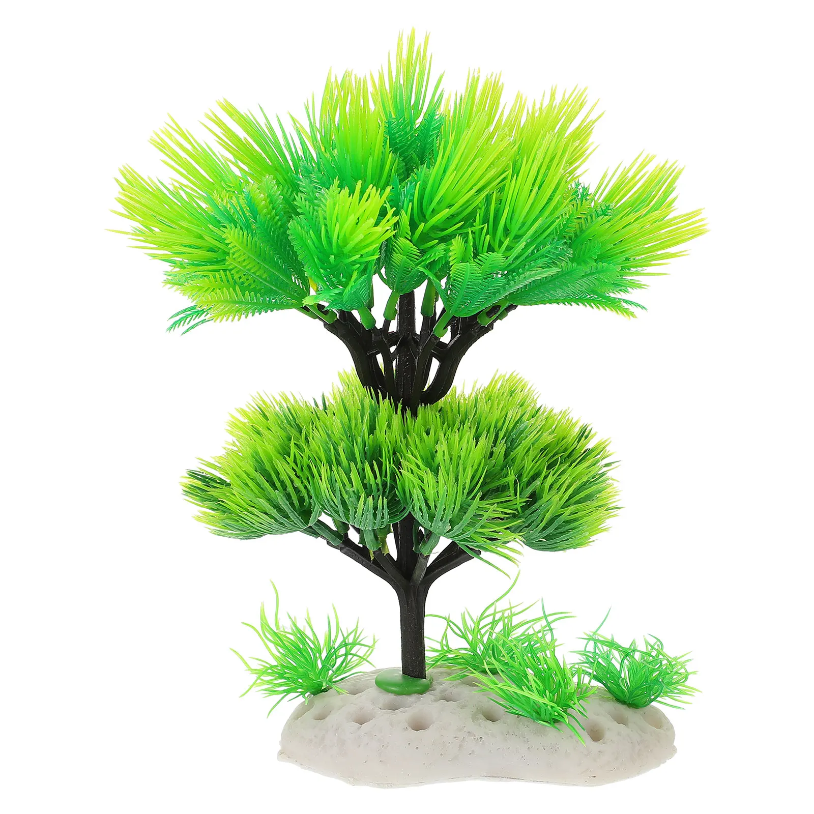 

Artificial Water Plants Fish Tank Tree Decor Small Aquarium Decorations Ornament Simulation Tree Model Plastic Aquatic Plant