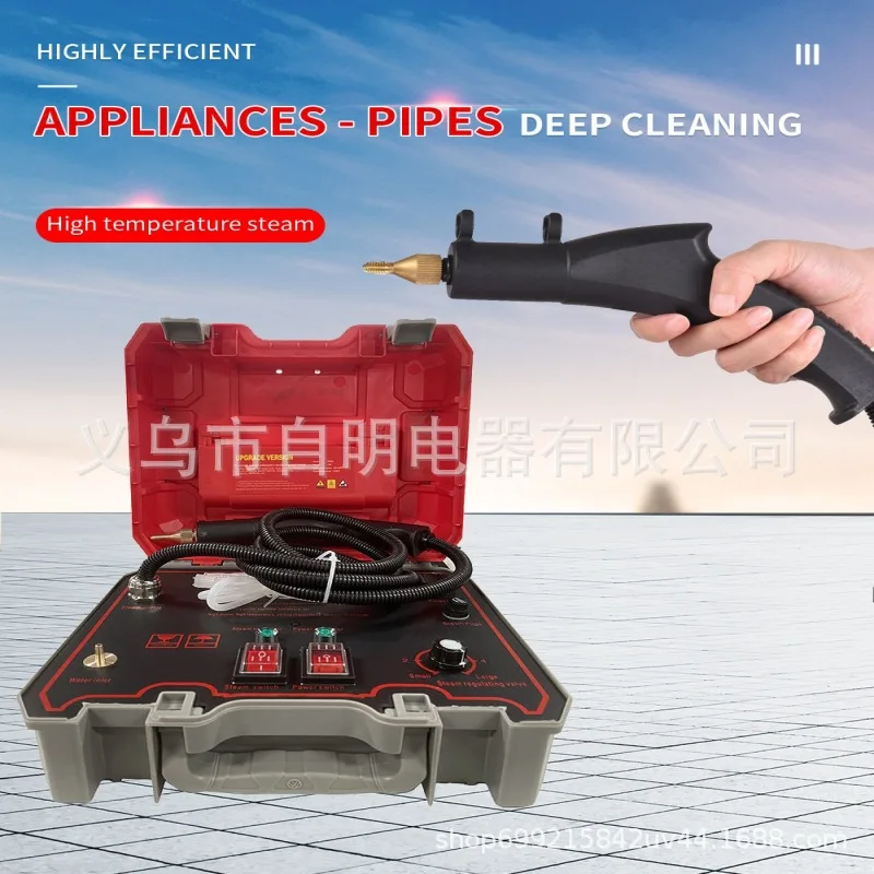 3BAR High Temperature And High Pressure Steam Cleaner Household Portable Steam Cleaner Suitcase Steam Engine Cross-border