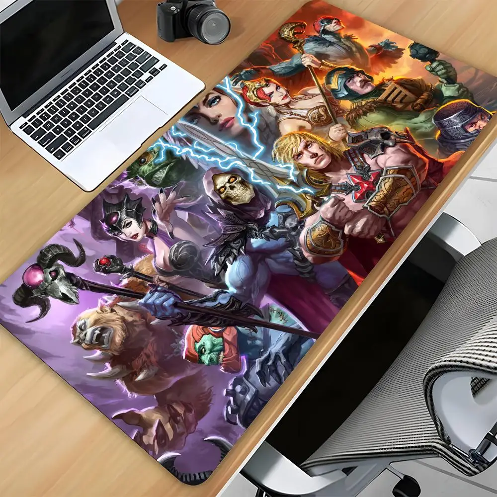 

Коврик для мыши He Man Masters Of Universe Xxl, коврик для мыши 900x400 Kawaii, Настольный коврик для ПК, игровой компьютер, офисный коврик для мыши, клавиатура