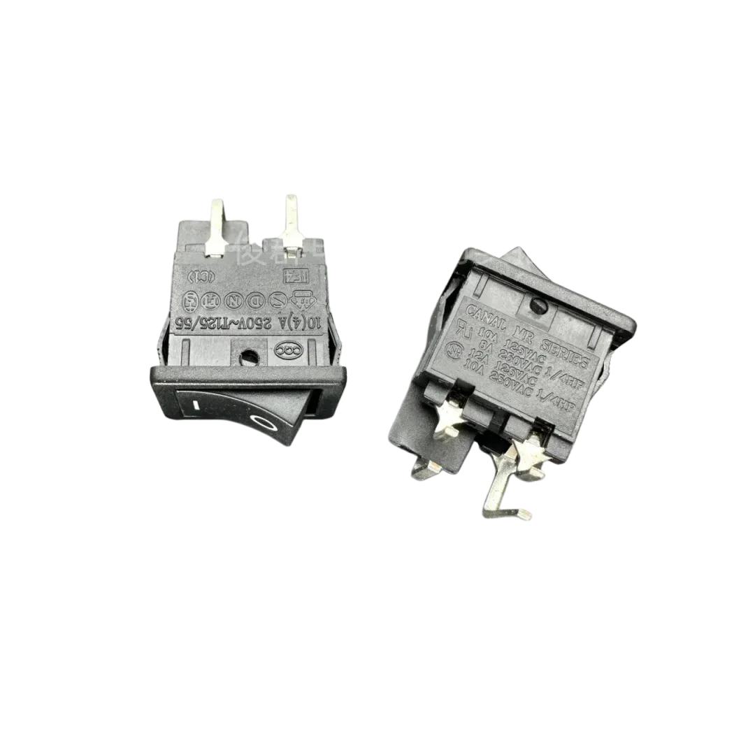 10pcs/boat switch button 4 bay foot 2 gear rocker 10A power supply KCD1