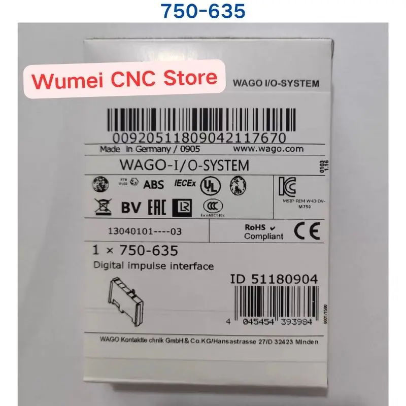 Brand New Original Module 750-635 If You Need Other Specifications, Please Consult
