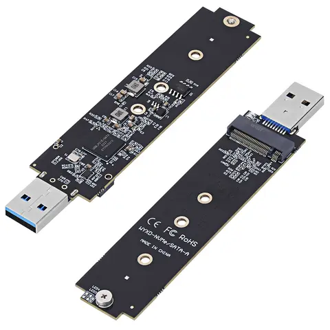 Adattatore NVME a USB 10Gbps USB 3.1 Gen 2 a M.2 NVMe SSD Convertitore Adattatore Max 2TB Supporto UASP TRIM per 2280 2260 2242 2230 SSD