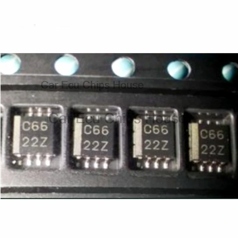 Chip EEPROM C66, R66, 93C66, MSOP8, nuevo tipo para Hyundai, Kia, Ford, Toyota, tablero, 10 Uds./lote