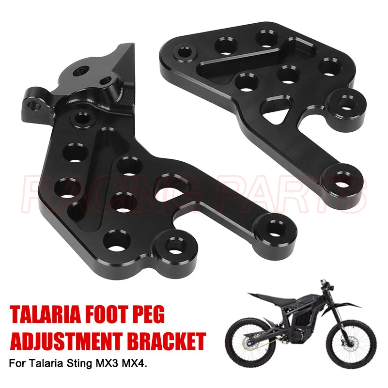 

Motorcycle Adjustable Footpeg Lowering Move Backward Kit CNC Bracket Extenders For Talaria Sting MX3 MX4 Aluminum Modified Parts